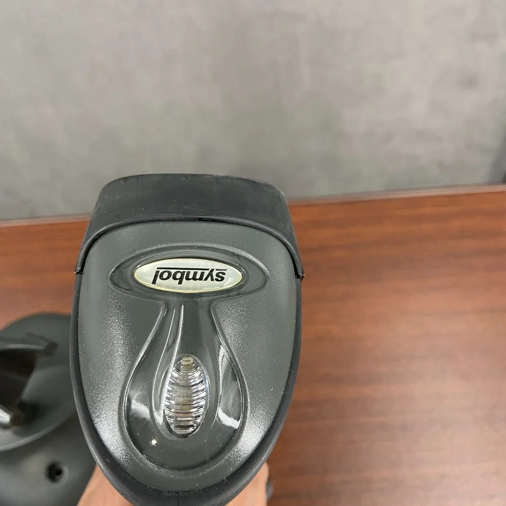 Symbol LS2208-SR20007R Corded 1D Laser Barcode Scanner with USB Cable and Stand